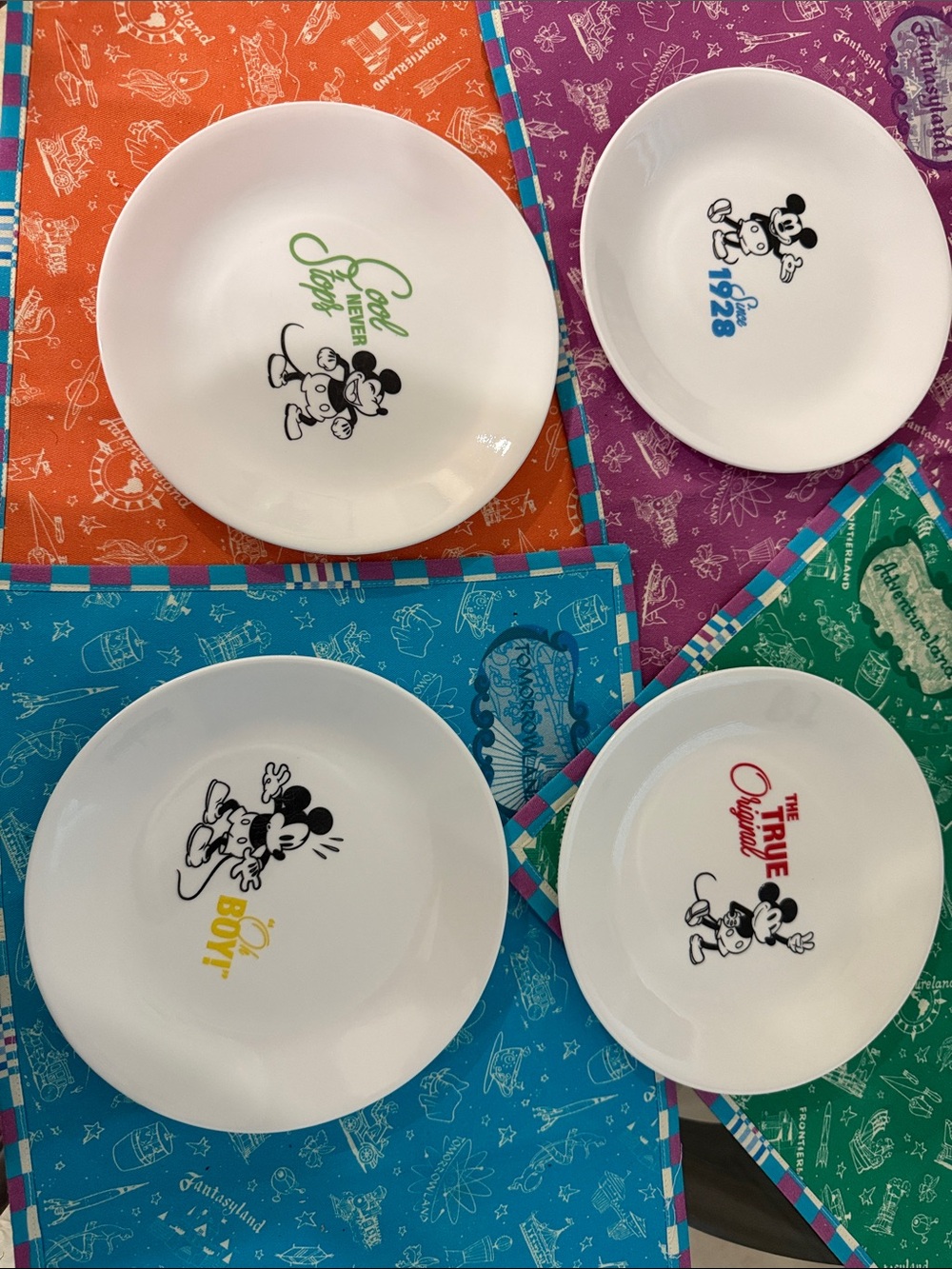 Corelle Mickey Mouse dinner set 12 pieces